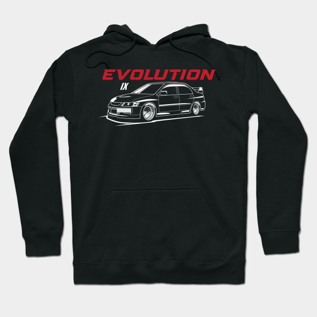 Mitsubishi Evolution IX Hoodie by JDMAPEX